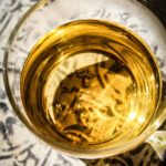 Thé Blanc de France - ' Vapeurs de Lait ' - Détail liqueur
