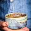 Bol de cérémonie Chawan by Misaki IMAOKA 「COULÉE VERTE」 - Curiousitea