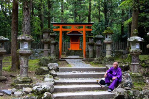 Torii au Narakôen, Parc de Nara, Japon - Forêt Sacrée - Capsule Les Merveilles de Nara - Curiousitea - Photo de Ben' Sieuw alias Neptunien (tiré de 'curious Japan Trip')