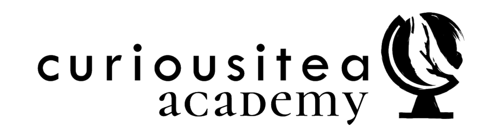 Logo curiousitea academy by Noémie Balmat